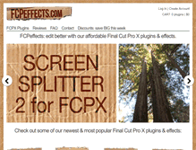 Tablet Screenshot of fcpeffects.com